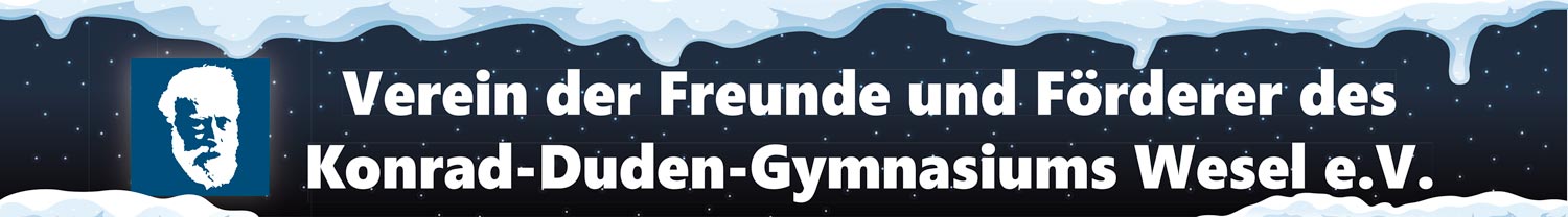 Banner Verein der Freunde und Förderer des Konrad-Duden-Gymnasiums Wesel e.V.